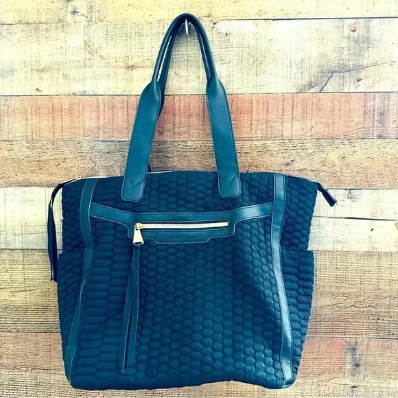 Aimee Kestenberg Quilted/Leather Large Tote - Picture 1 of 13